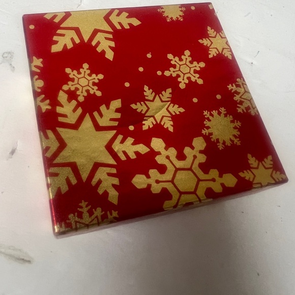 Festive Snowman Brooch with Gold Accents - Picture 4 of 4